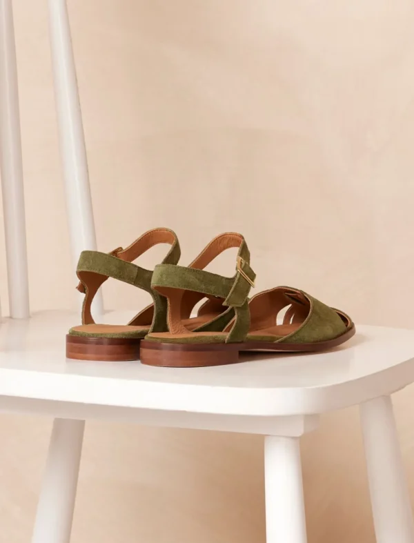 Pied de Biche Sandales>Amandine Olive