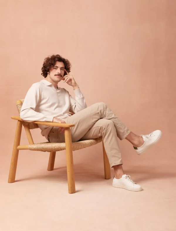 Pied de Biche Sneakers>Arthur Creme & Vert De Gris