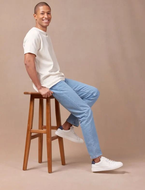 Pied de Biche Sneakers>Billy Blanc & Bleu