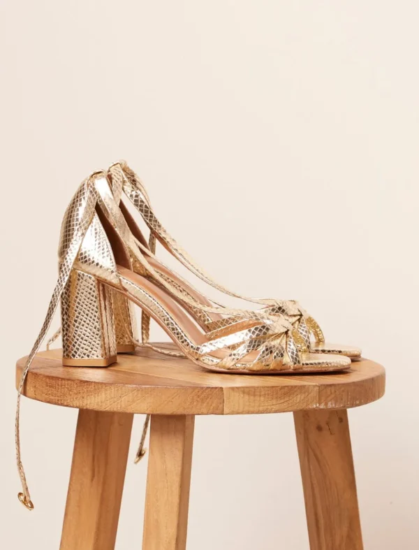 Pied de Biche Sandales>Capucine Platinium
