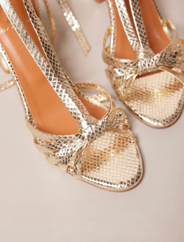 Pied de Biche Sandales>Capucine Platinium