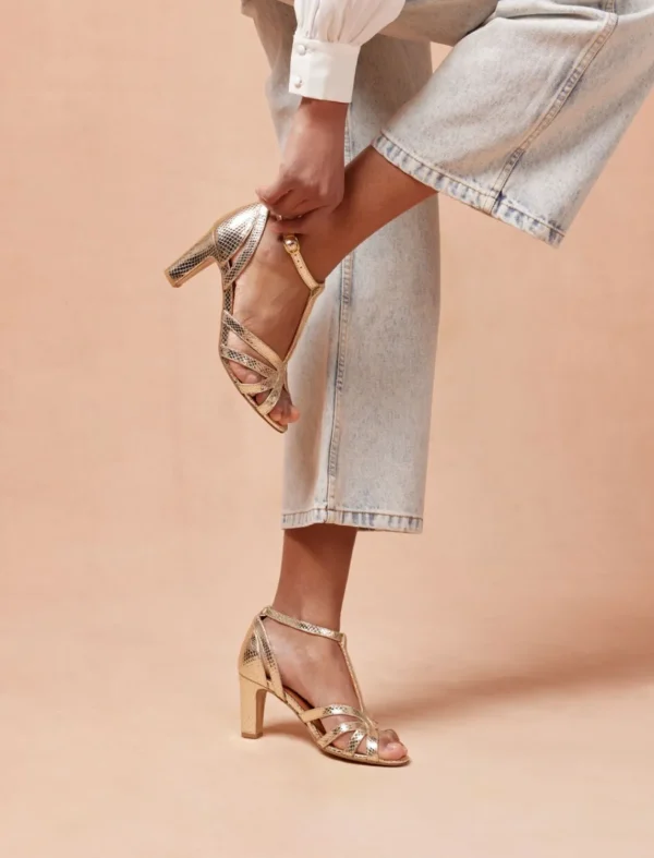 Pied de Biche Sandales>Carmen Platinium