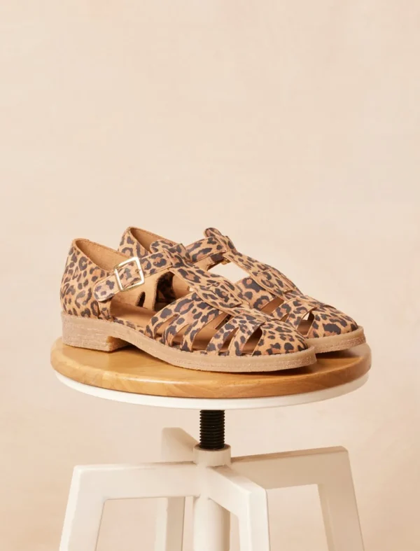 Pied de Biche Sandales>Celestine Leopard