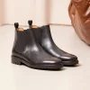 Pied de Biche Boots Et Bottines>Chelsea Boot Commando Noir Graine