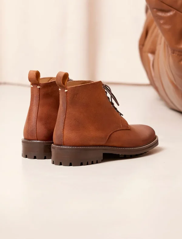 Pied de Biche Boots Et Bottines>Chukka Commando Ecorce
