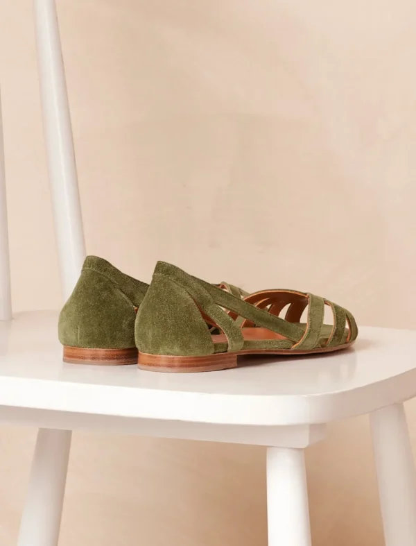 Pied de Biche Sandales>Hortensia Olive