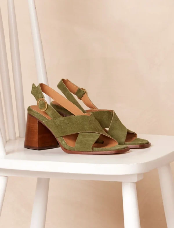 Pied de Biche Sandales>June Olive