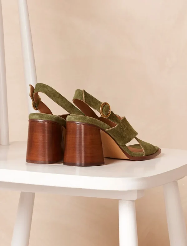Pied de Biche Sandales>June Olive