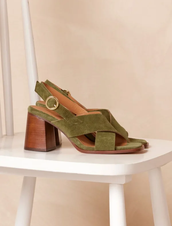 Pied de Biche Sandales>June Olive