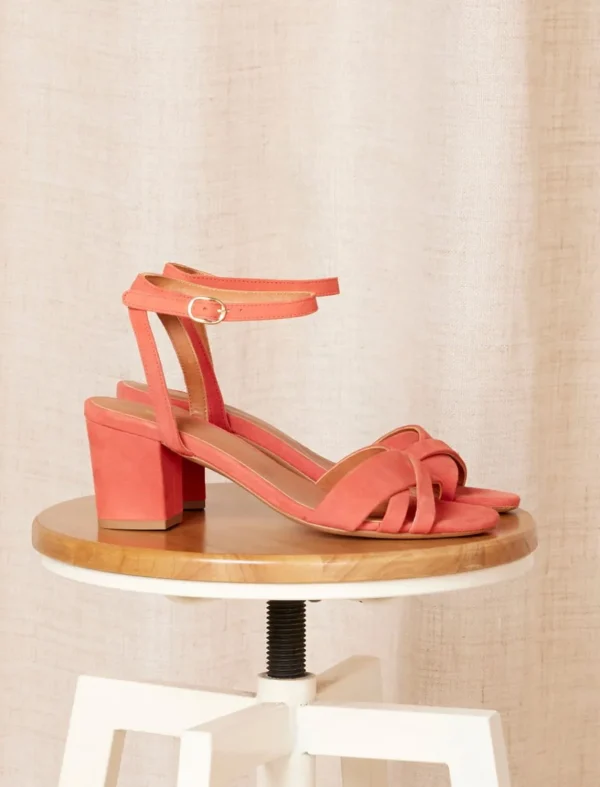 Pied de Biche Sandales>Leonore Mandarine