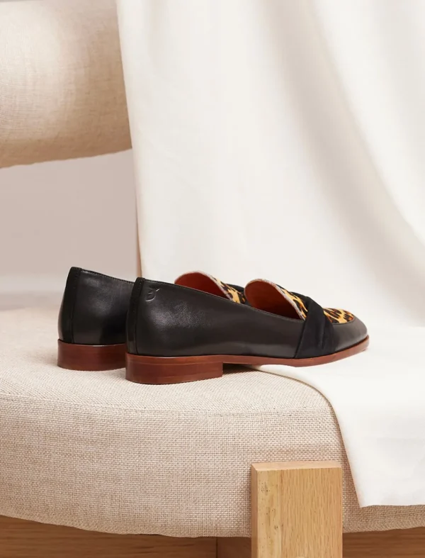 Pied de Biche Mocassins Et Derbies>Lilly Noir & Leopard
