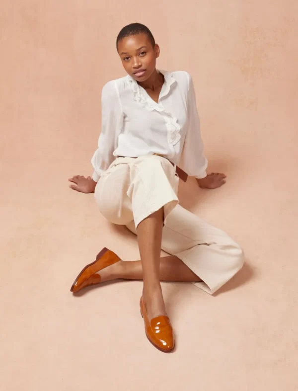 Pied de Biche Mocassins Et Derbies>Lou Cognac Verni