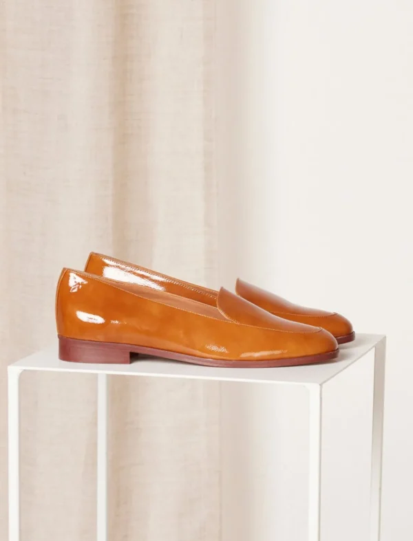 Pied de Biche Mocassins Et Derbies>Lou Cognac Verni