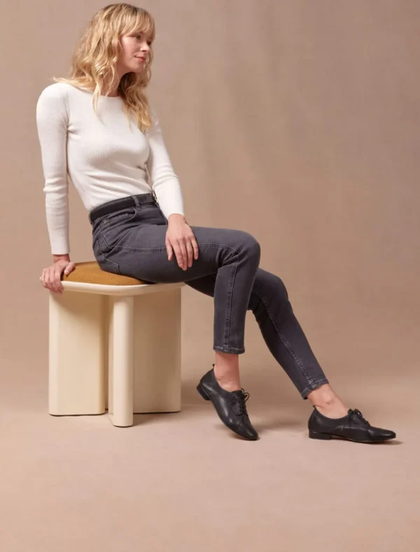 Pied de Biche Mocassins Et Derbies>Louise Noir