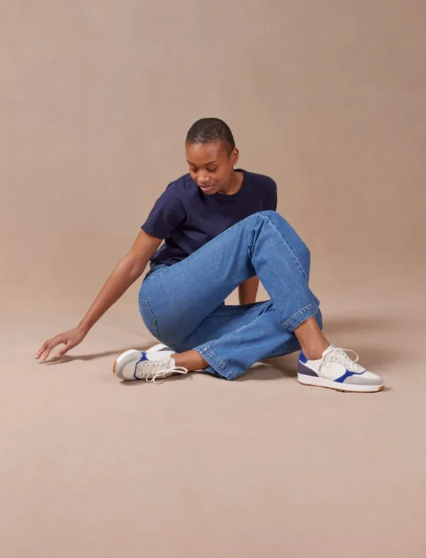 Pied de Biche Sneakers>Matteo Bleu Electrique