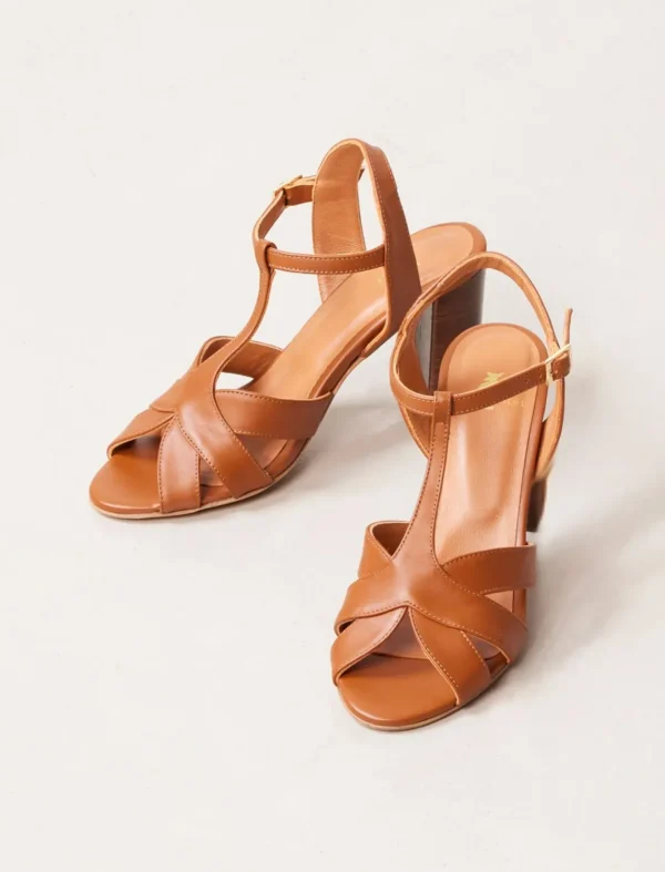 Pied de Biche Sandales>Noemie Cognac