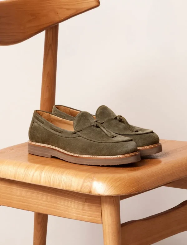 Pied de Biche Mocassins & Derbies>Octave Vert De Gris
