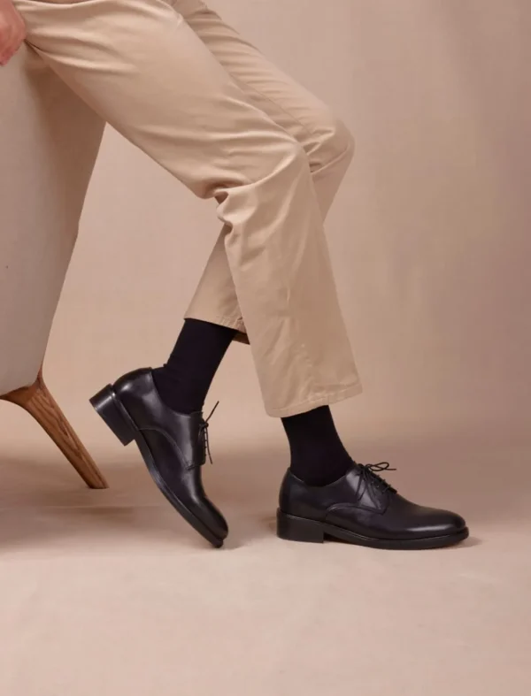 Pied de Biche Mocassins & Derbies>Silvio Noir