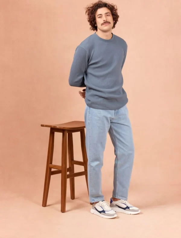 Pied de Biche Sneakers>Tom Bleu Electrique