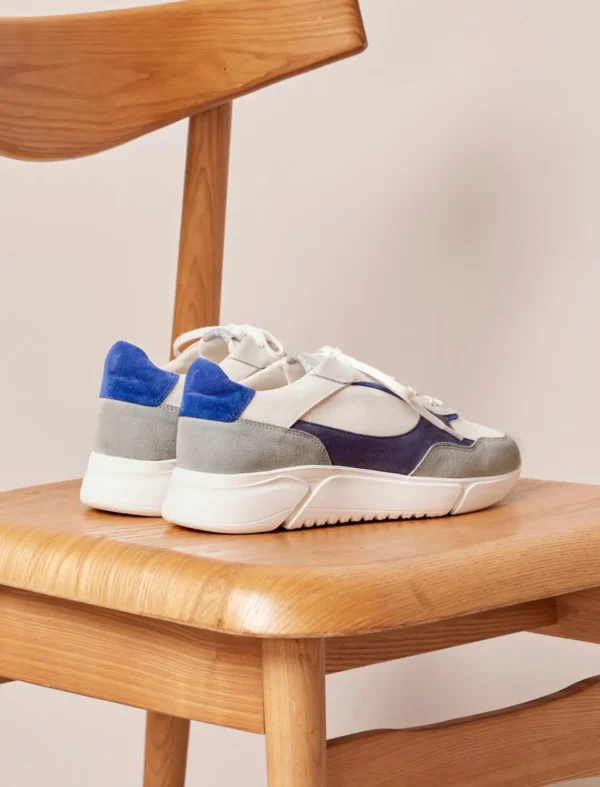 Pied de Biche Sneakers>Tom Bleu Electrique